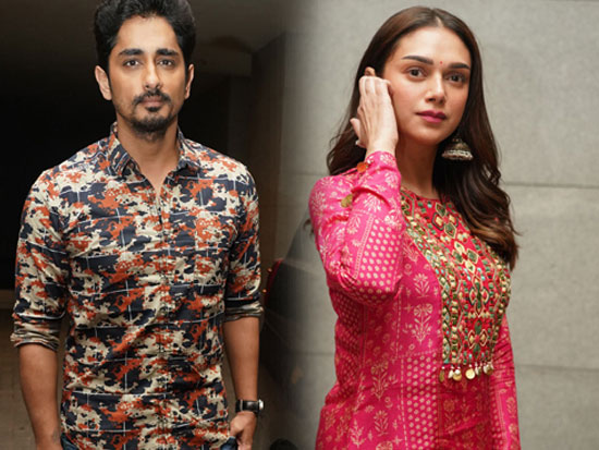 Siddharth And Aditi Rao At Maha Samudram Promotions